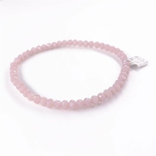 Glasschliff-Armband (altrose)