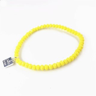 Glasschliff-Armband (gelb)