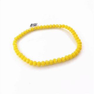 Glasschliff-Armband (gelb)