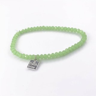 Glasschliff-Armband (grasgrn)