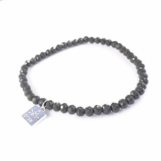 Glasschliff-Armband (grau)