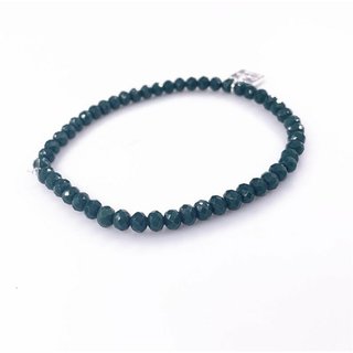 Glasschliff-Armband (grn/grau)