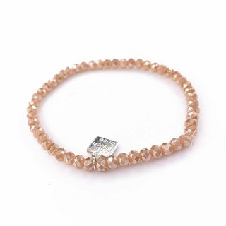 Glasschliff-Armband (nude)