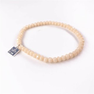 Glasschliff-Armband (nude)