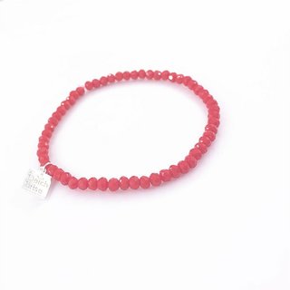 Glasschliff-Armband (rot)