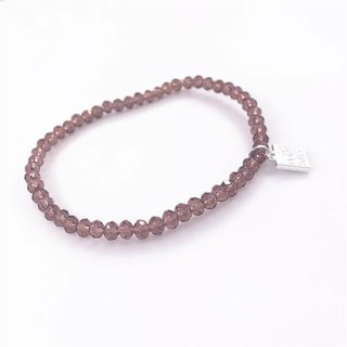 Glasschliff-Armband (taupe)